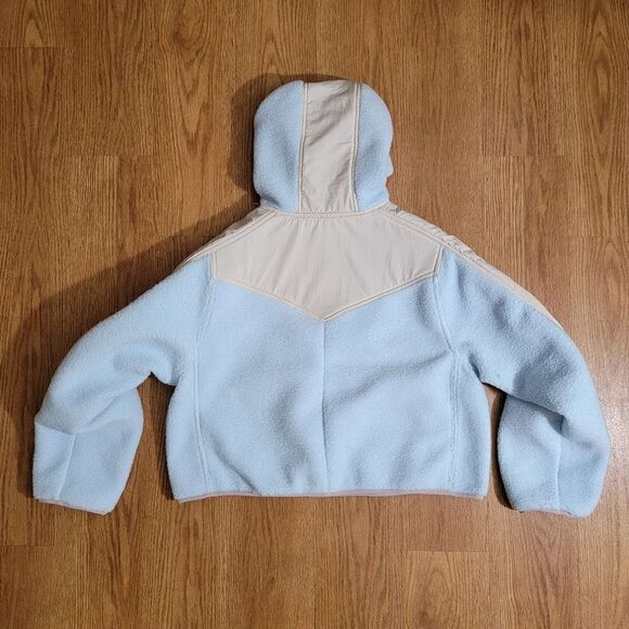 Air Jordan 1 2 3 4 5 6 11 13 OG Retro UNC Cozy Fleece Women's Anorak Hoodie M - Picture 8 of 8